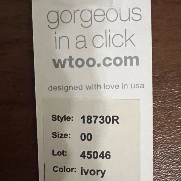 BHLDN Cassia Wedding Gown with Fitted Silk Sash - Picture 8 of 8